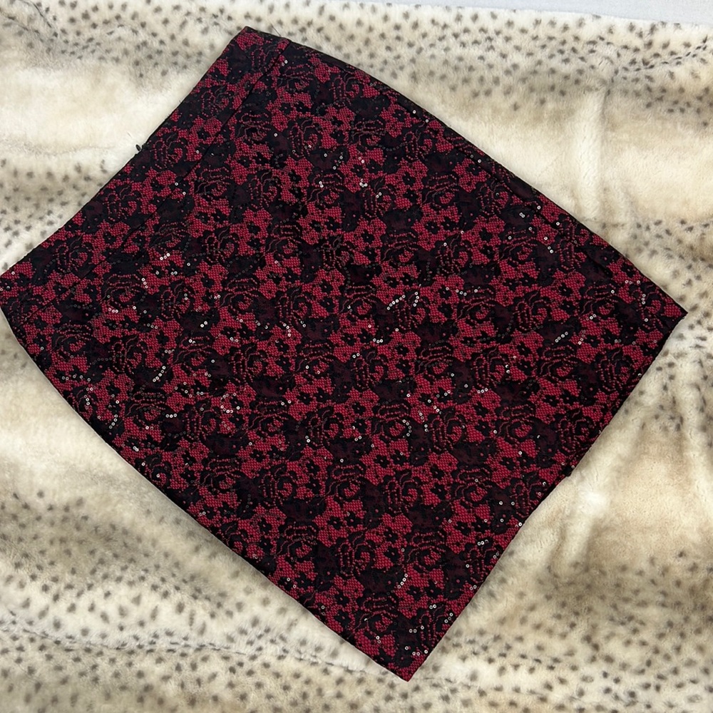 Nine West Women's Lace Sequin Skirt Size: 8